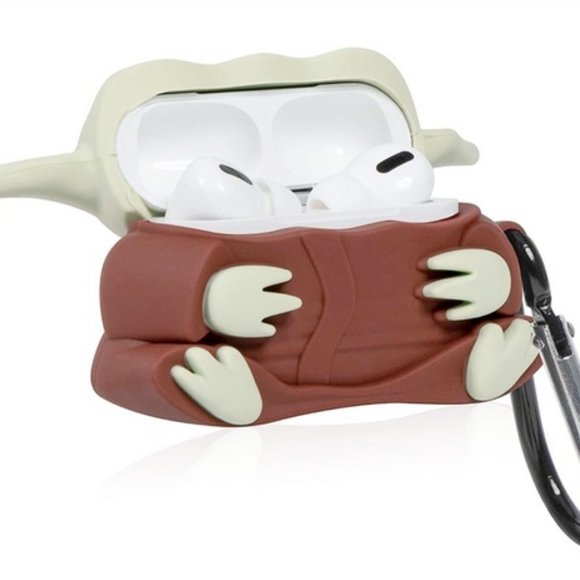 NWT Baby Yoda Mandalorian Grogu Silicone Case for Apple AirPods Pro - Picture 4 of 6